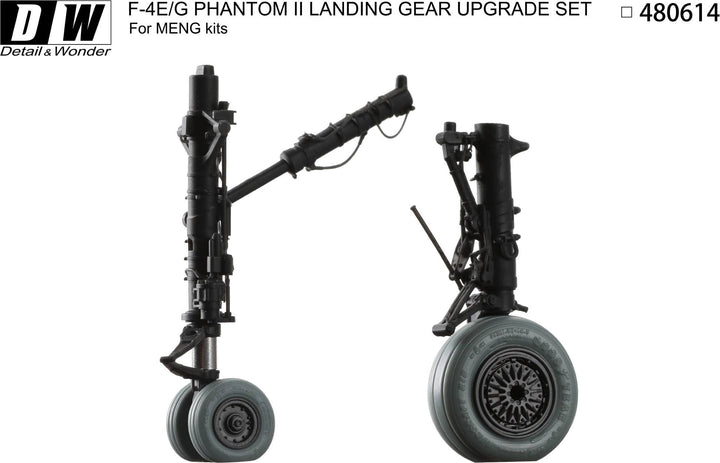 Detail & Wonder Studio 1/48 F-4E/G Landing Gear for MENG Kit | 4580702166304
