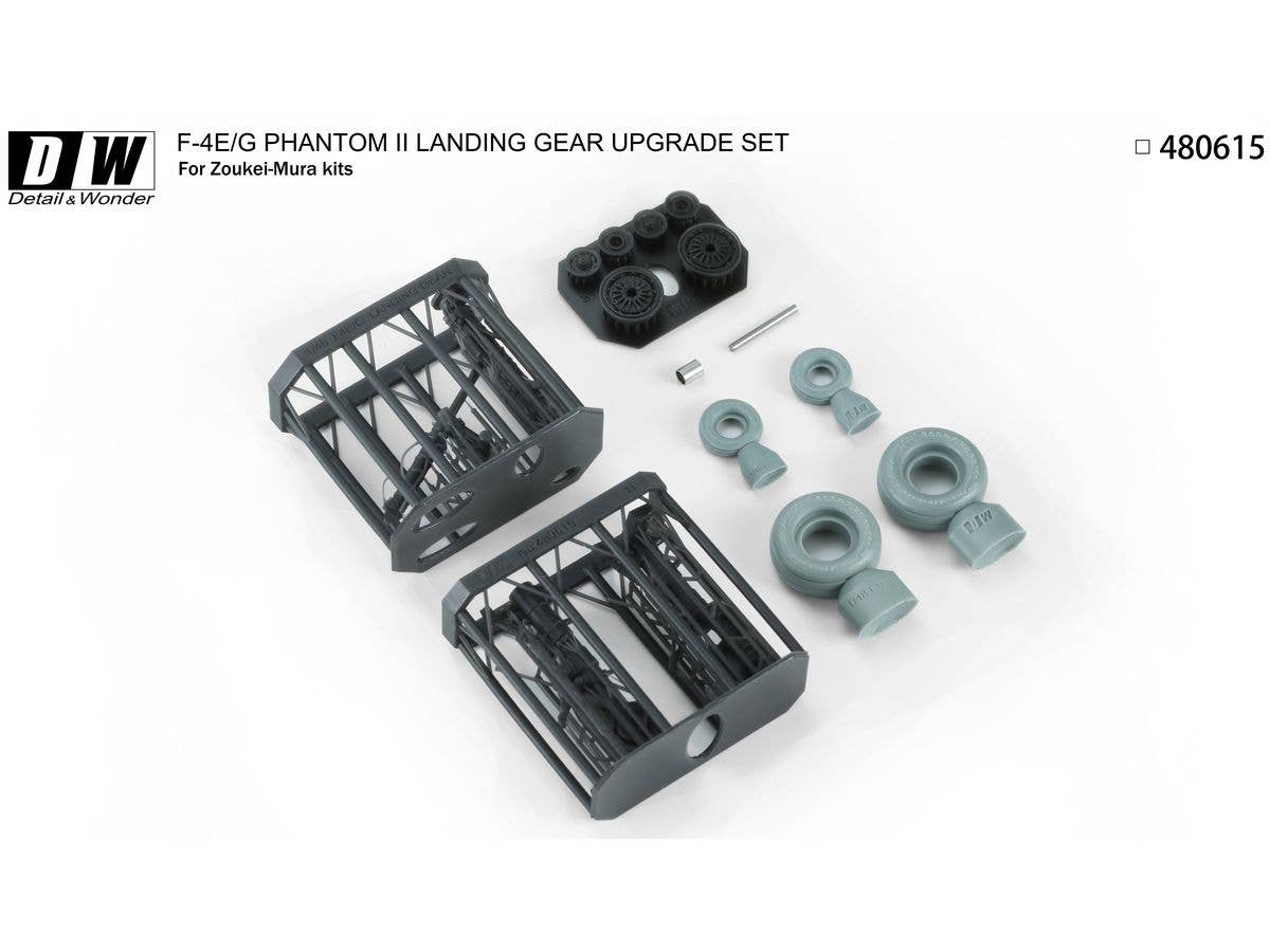 Detail & Wonder Studio 1/48 F-4E/G Landing Gear for ZM Kit | 4580702169787