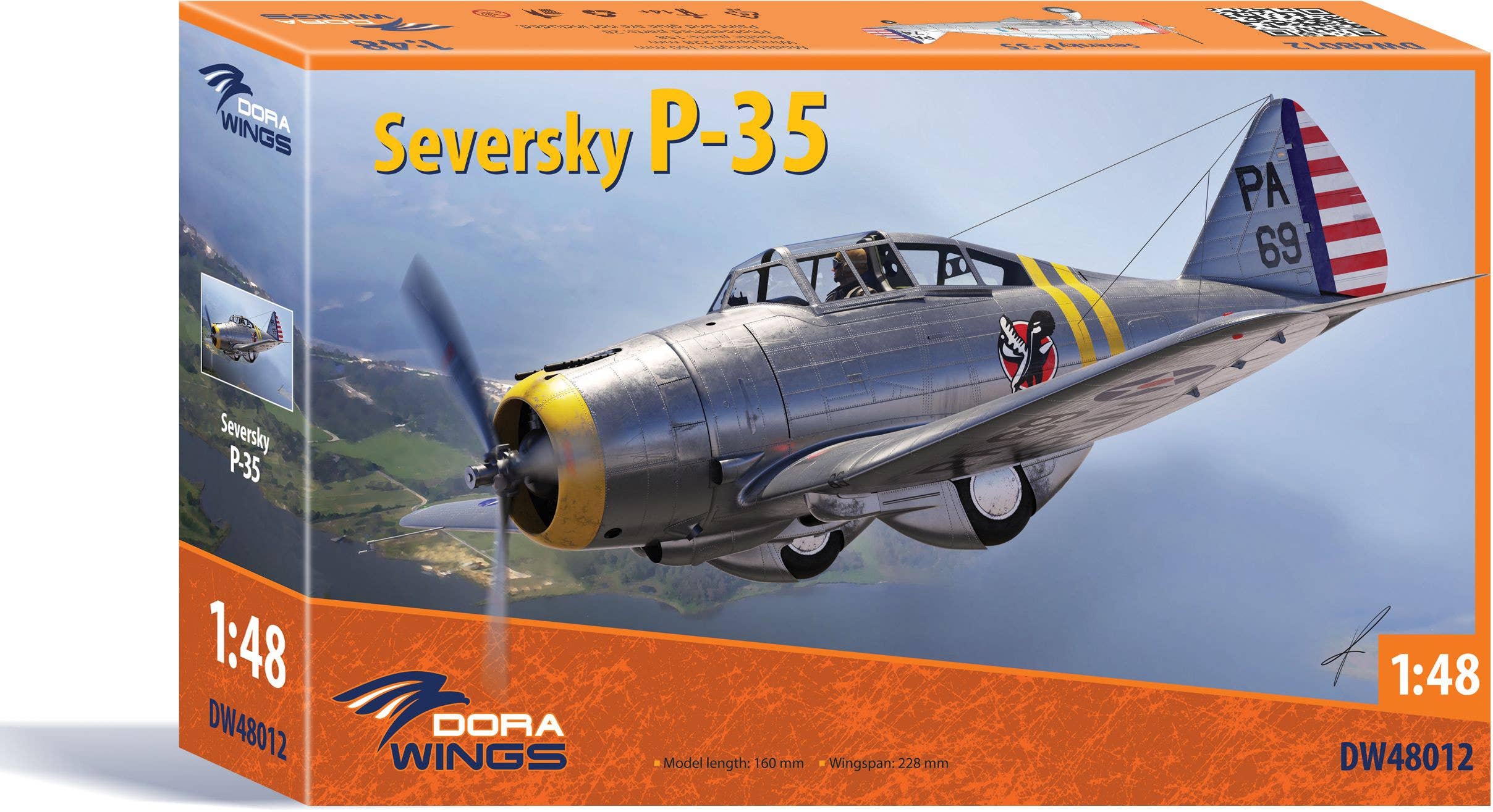 Dora Wings 1/48 Seversky P-35 | 4820237050571