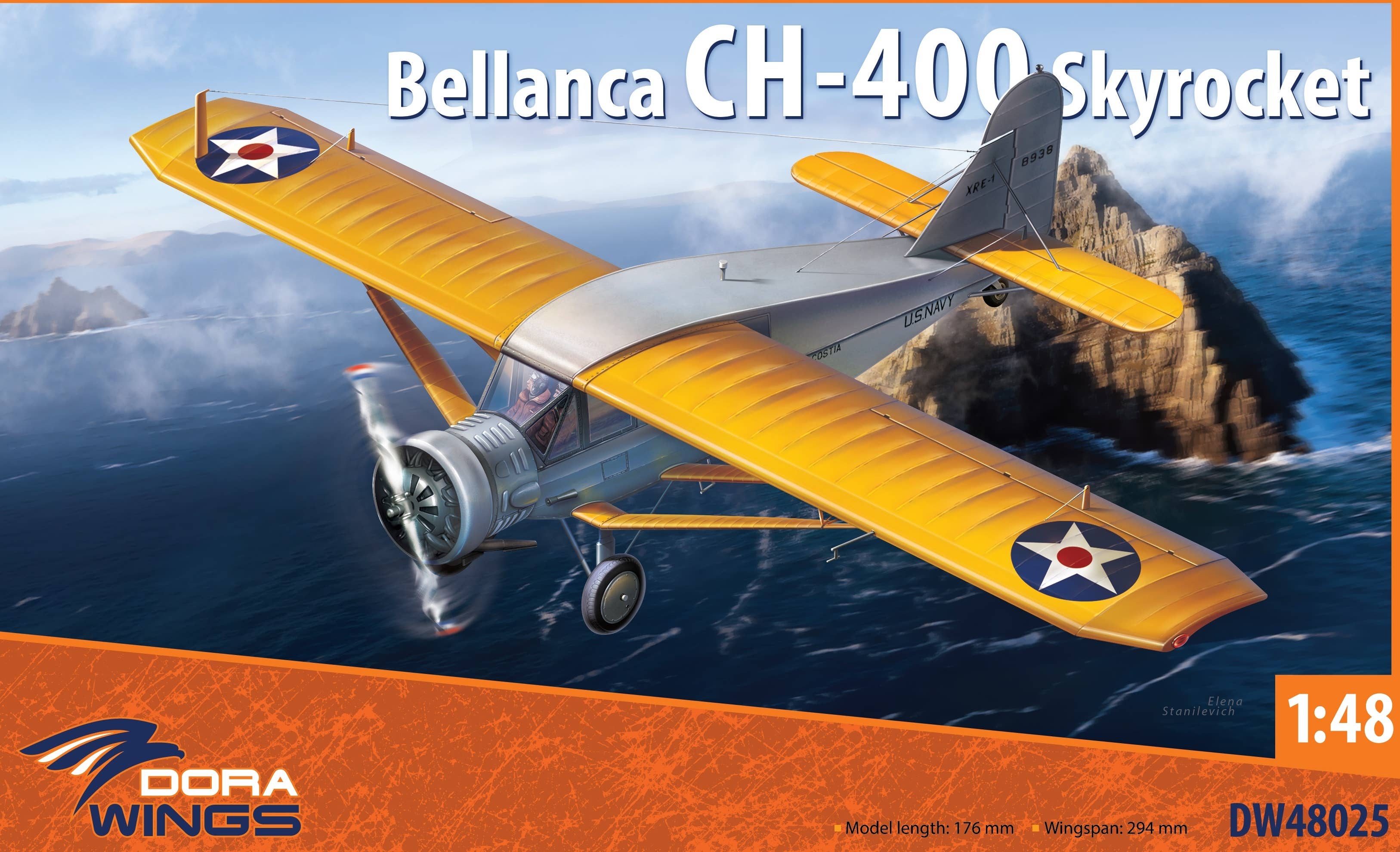 Dora Wings 1/48 Bellanca CH-400 Skyrocket | 4820237050397