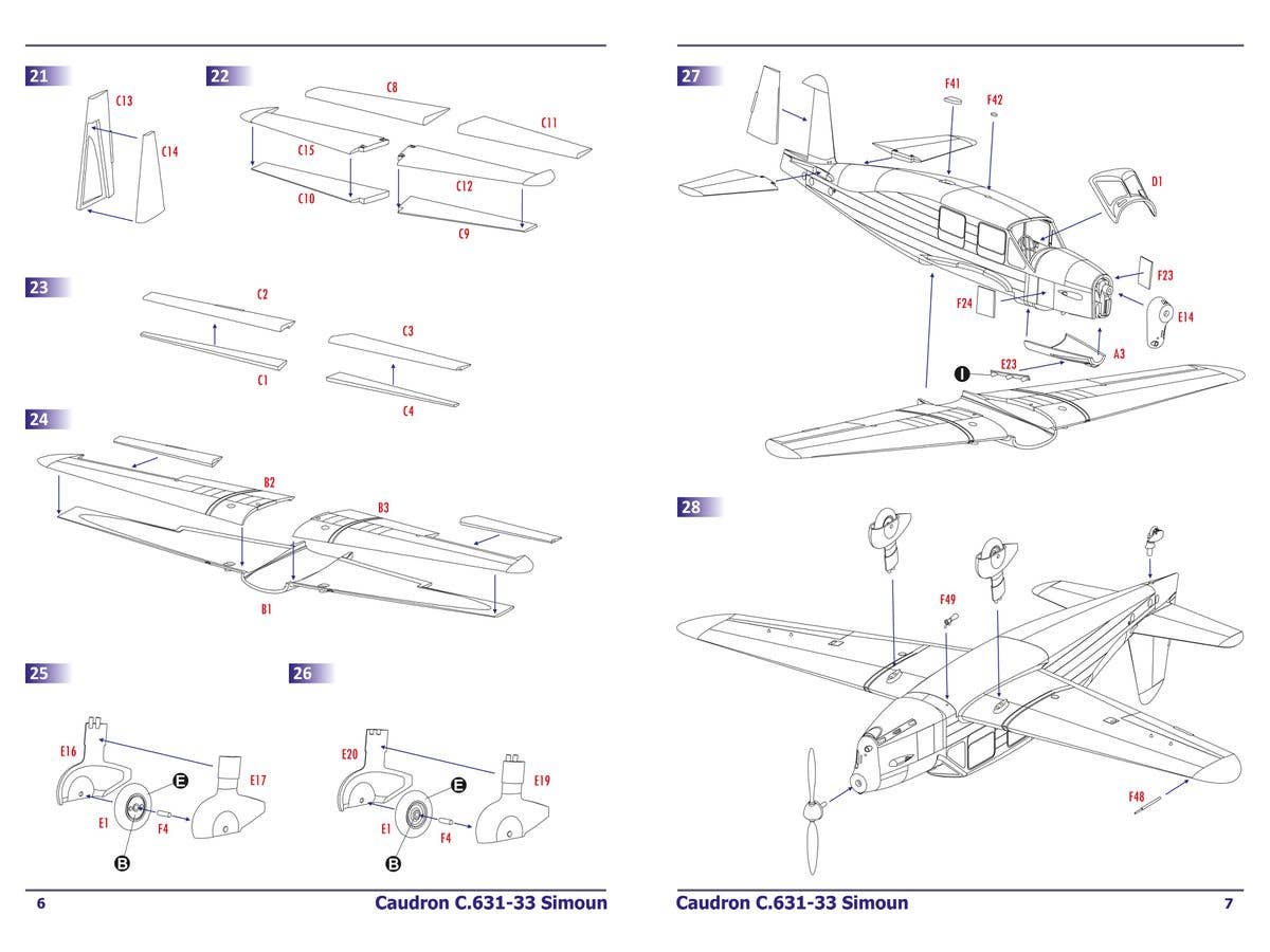 Dora Wings 1/48 Caudron C.631/633 Simoun | 4820237050649