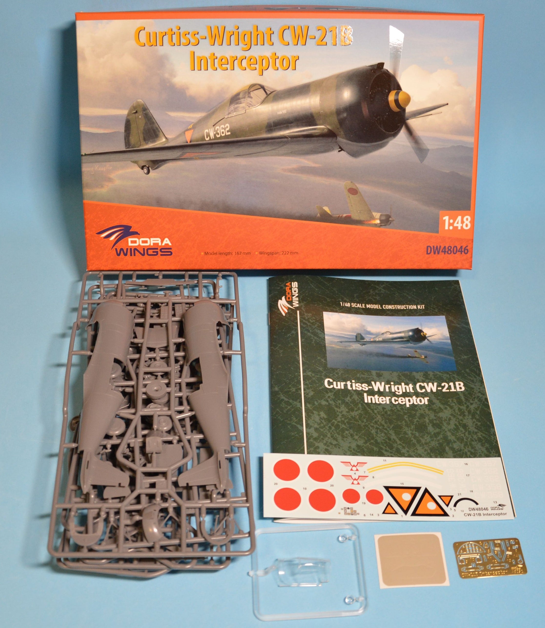 Dora Wings 1/48 Curtiss-Wright CW-21B Interceptor | 4820237050793