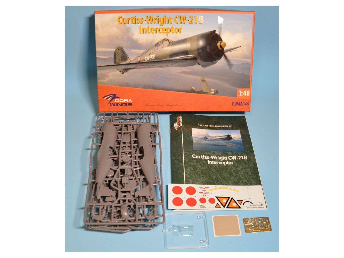 Dora Wings 1/48 Curtiss-Wright CW-21B Interceptor | 4820237050793