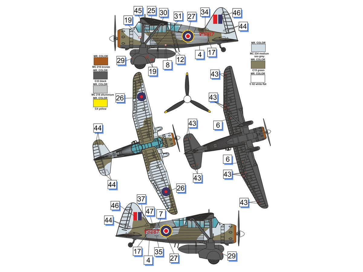 Dora Wings 1/72 Westland Lysander Mk.III (SD) | 4820237050199