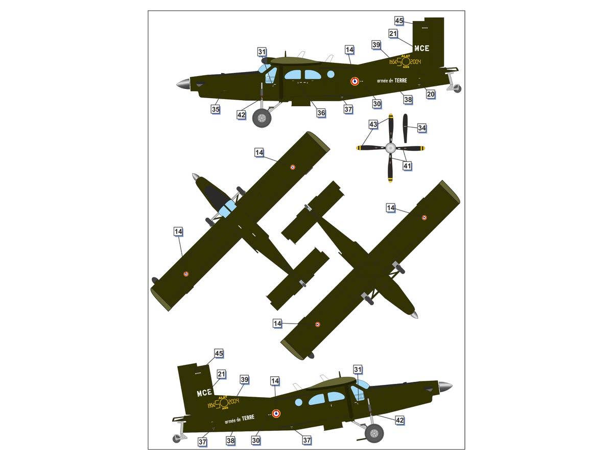 Dora Wings 1/72 Pilatus PC-6 Turbo Porter | 4820237050656