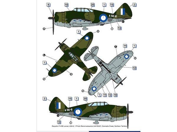 Dora Wings 1/72 Republic P-43 Lancer (reconaissance) | 4820237050731