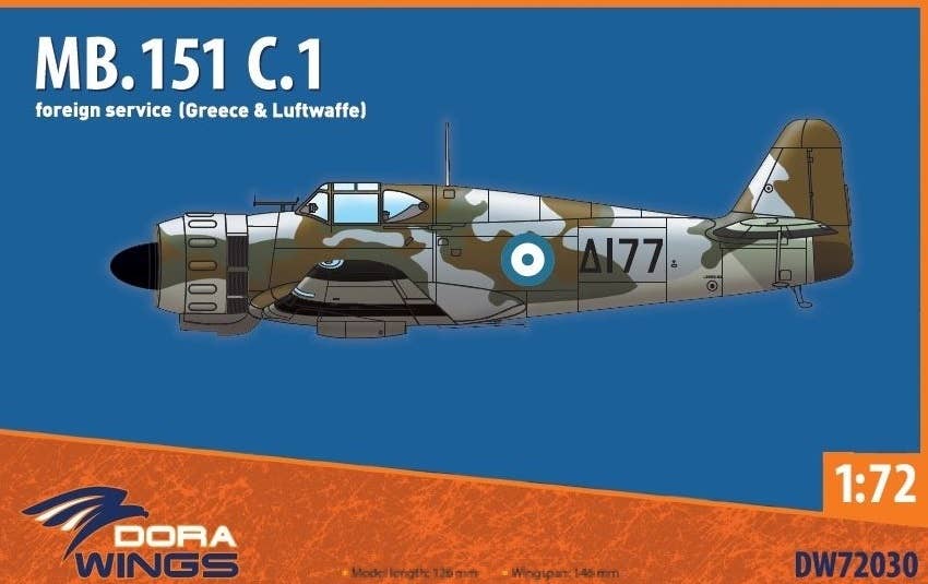 Dora Wings 1/72 Bloch MB.151 foreign service | 4820237050724