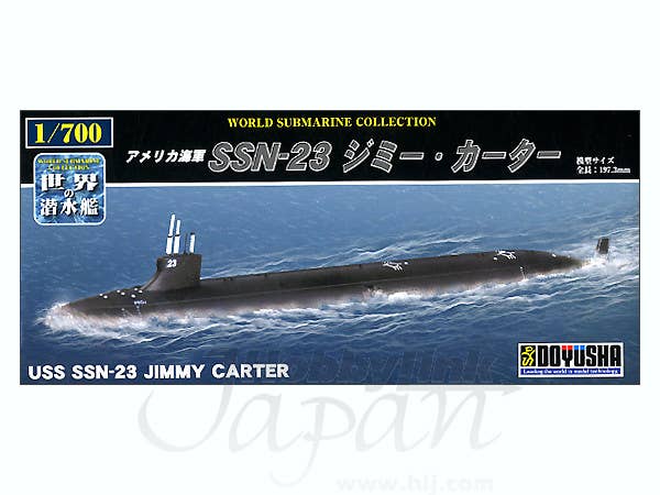 Doyusha 1/700 SSN-23 Jimmy Carter Attack Submarine | 4975406301340