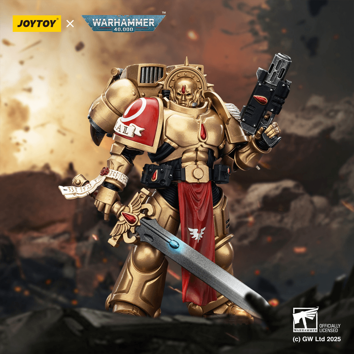 Blood Angels Sanguinary Guard 1 with Inferno Pistol and Encarmine Blade | 6927054401840