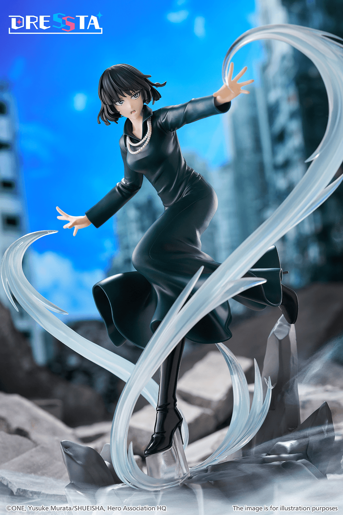 One-Punch Man DRESSTA Statue Figure - Hellish Blizzard