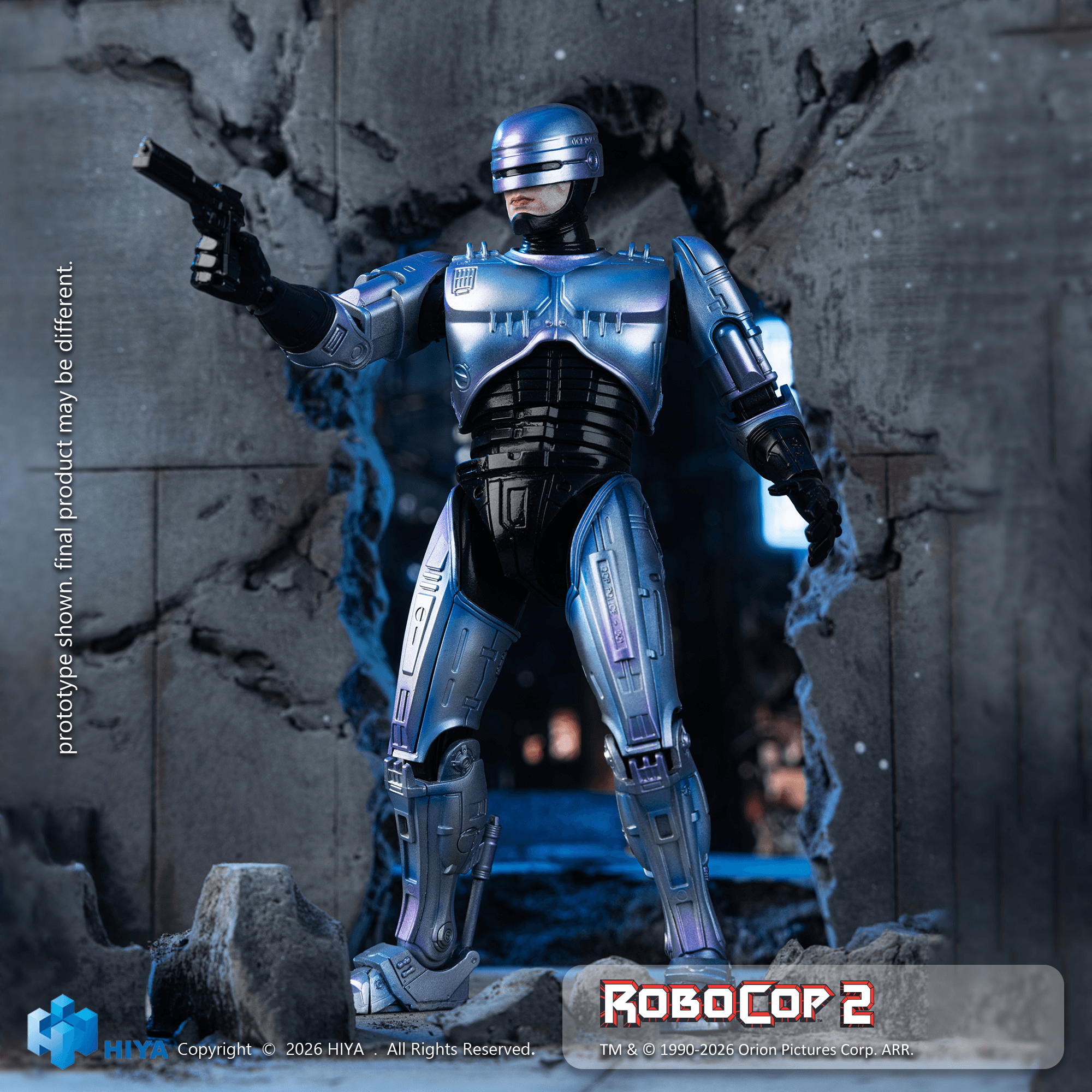 1/12 Scale 6.5 Inch RoboCop 2 RoboCop Action Figure | 6957534205323