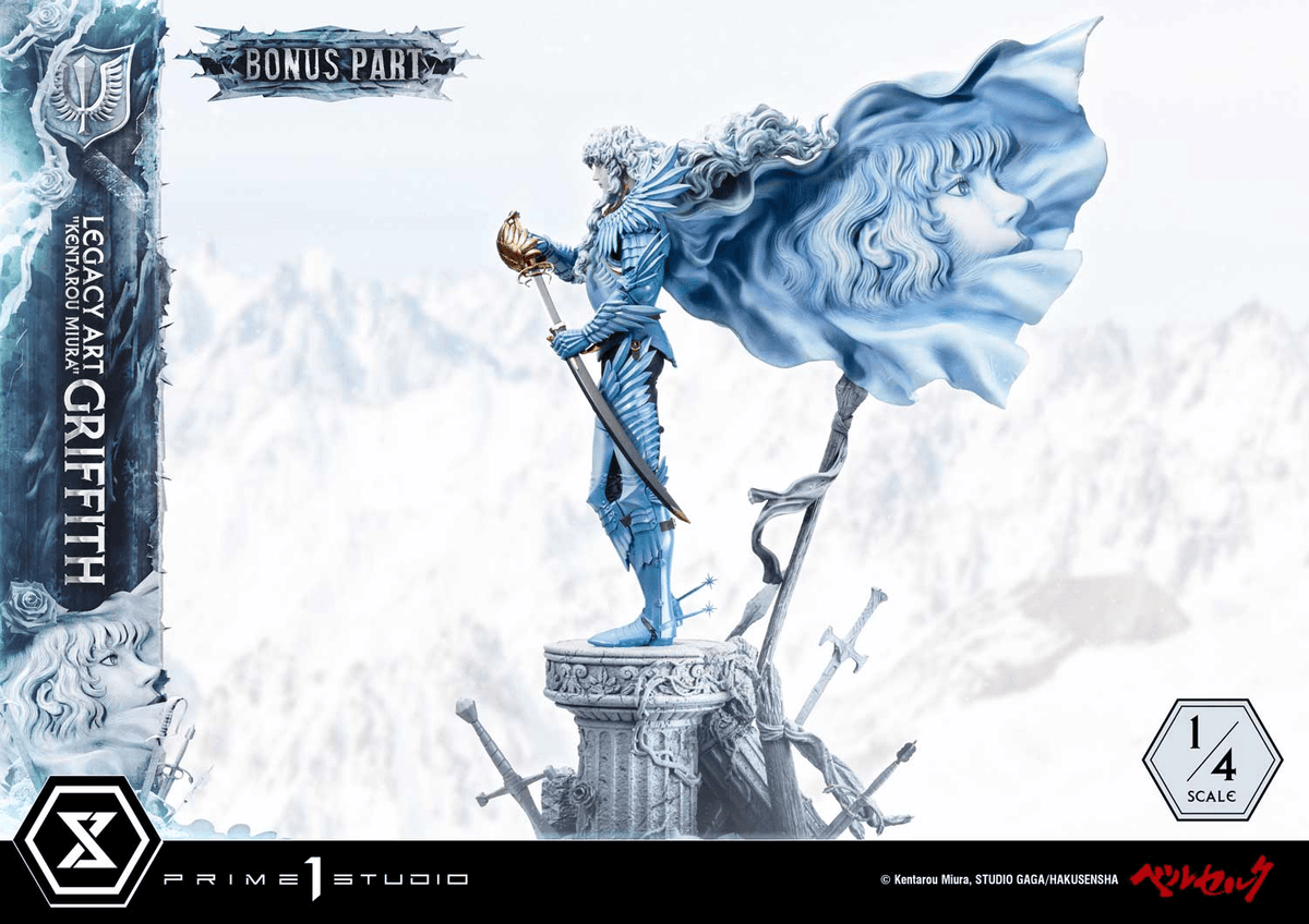 Legacy Art "Kentarou Miura" Berserk Griffith 1/4 Scale Bonus Version