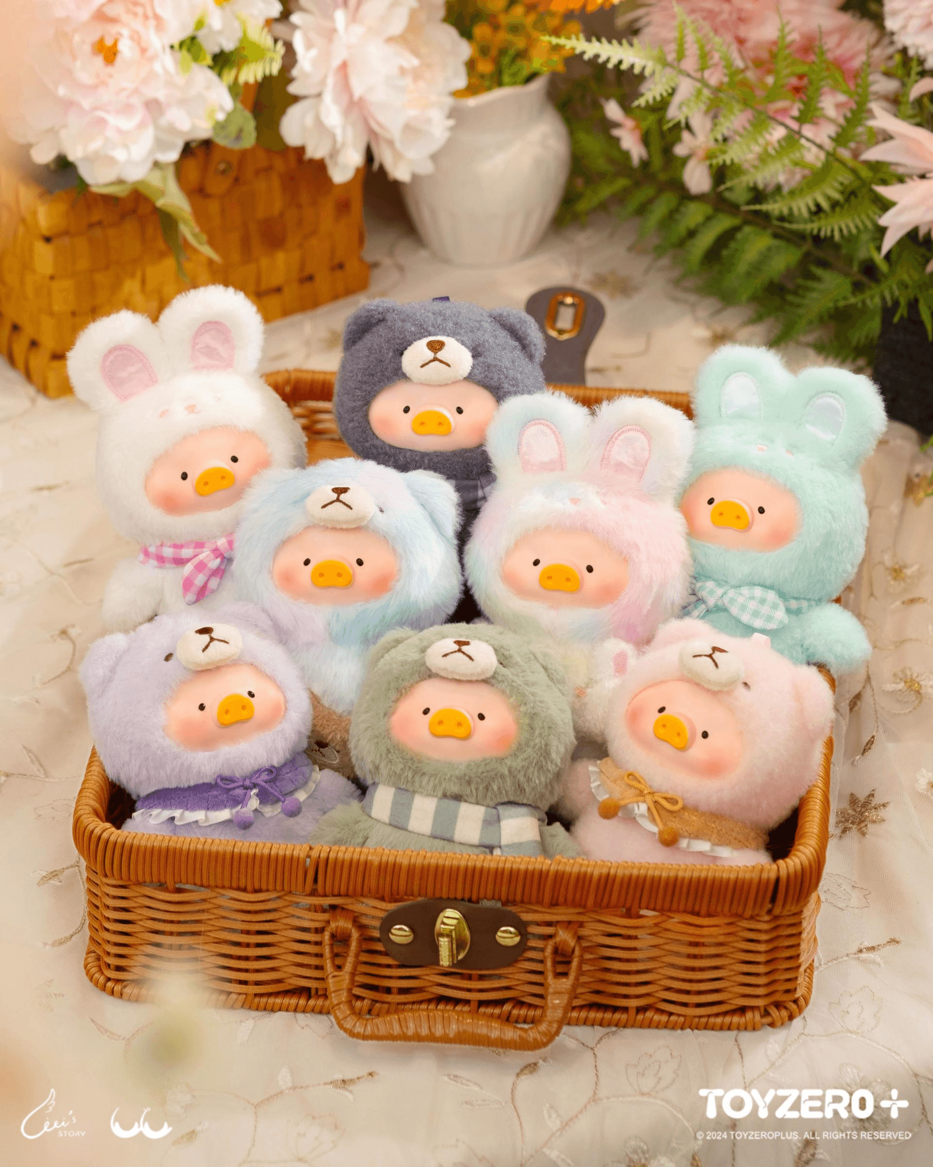 LuLu the Piggy – Joyful Time Series PVC Plush Keychain Blindbox (Box of 6)(6972607334014)