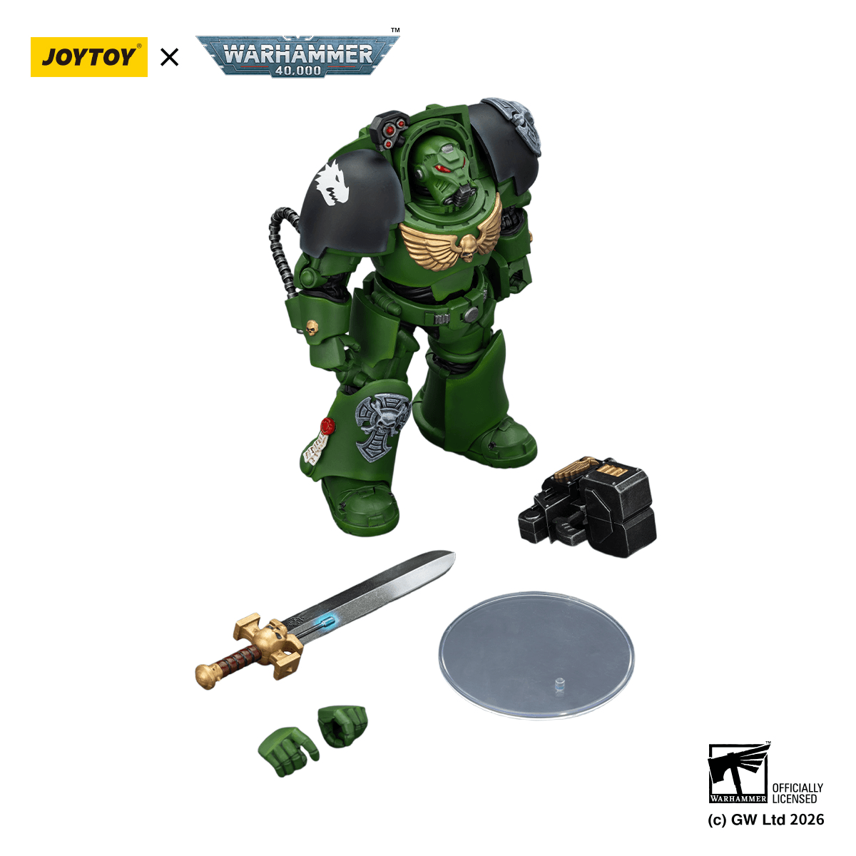 Salamanders Terminator 1 with Power Sword and Storm Bolter | 6927054403219