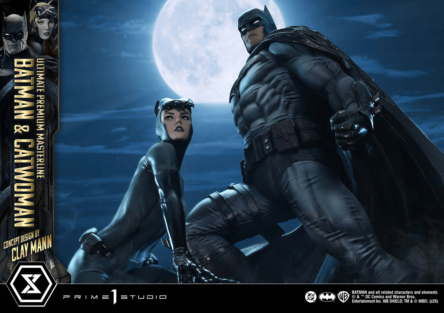  Ultimate Premium Masterline Batman (Comics) Batman &amp; Catwoman (Concept Design by CLAY MANN) Bonus Version  | 4582647123138