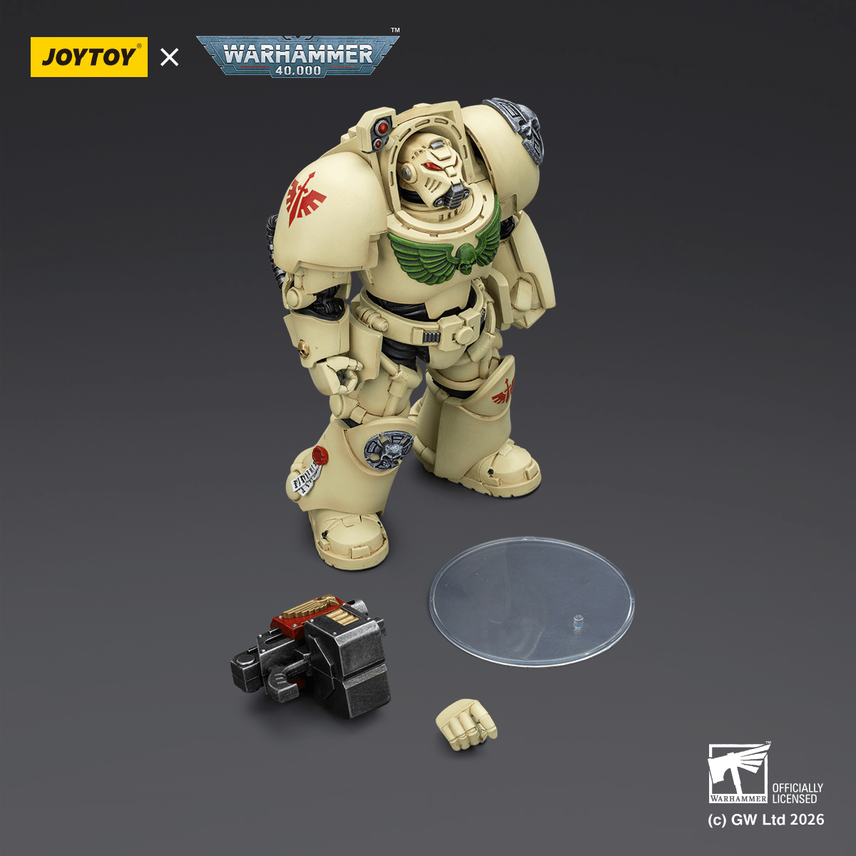 Dark Angels Deathwing Terminator 2 with Power Fist and Storm Bolter | 6927054403134