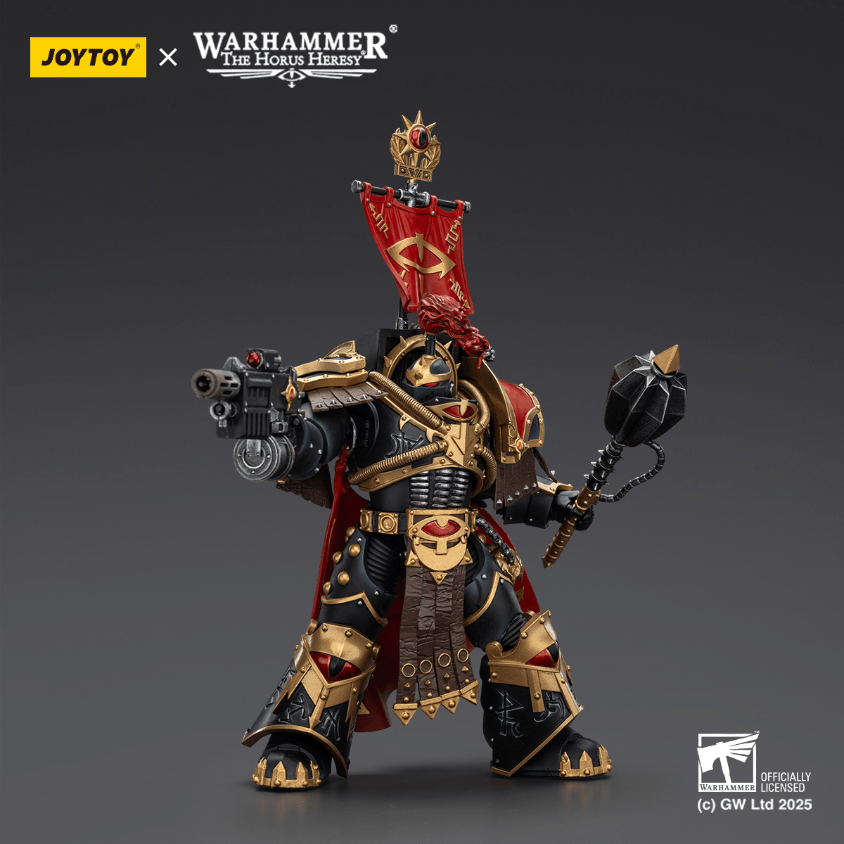 Sons of Horus Legion Cataphractii Praetor with Combi-Melta and Power Maul | 6927054402441