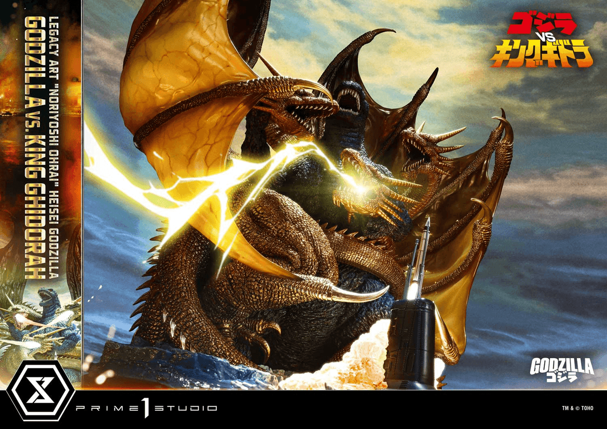 Legacy Art "Noriyoshi Ohrai" Heisei Godzilla Godzilla vs. King Ghidorah Bonus Version