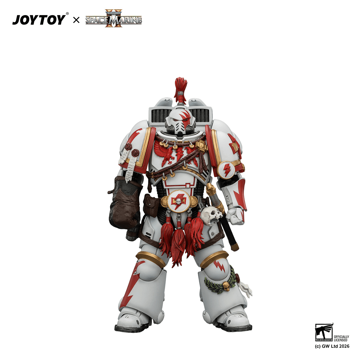 Game Edition White Scars Assault Intercessor Champion with Thunder Hammer and Bolt Pistol | 6927054404407
