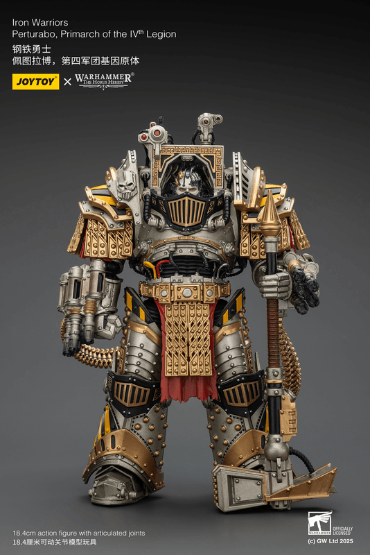 JOYTOY Iron Warriors Perturabo, Primarch of the lVth Legion | 6927054401819