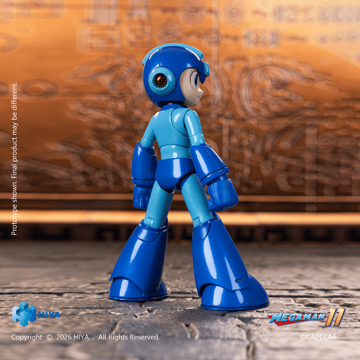 HIYA Exquisite Basic Series None Scale 4.7 Inch Mega Man Original Series Mega Man Action Figure