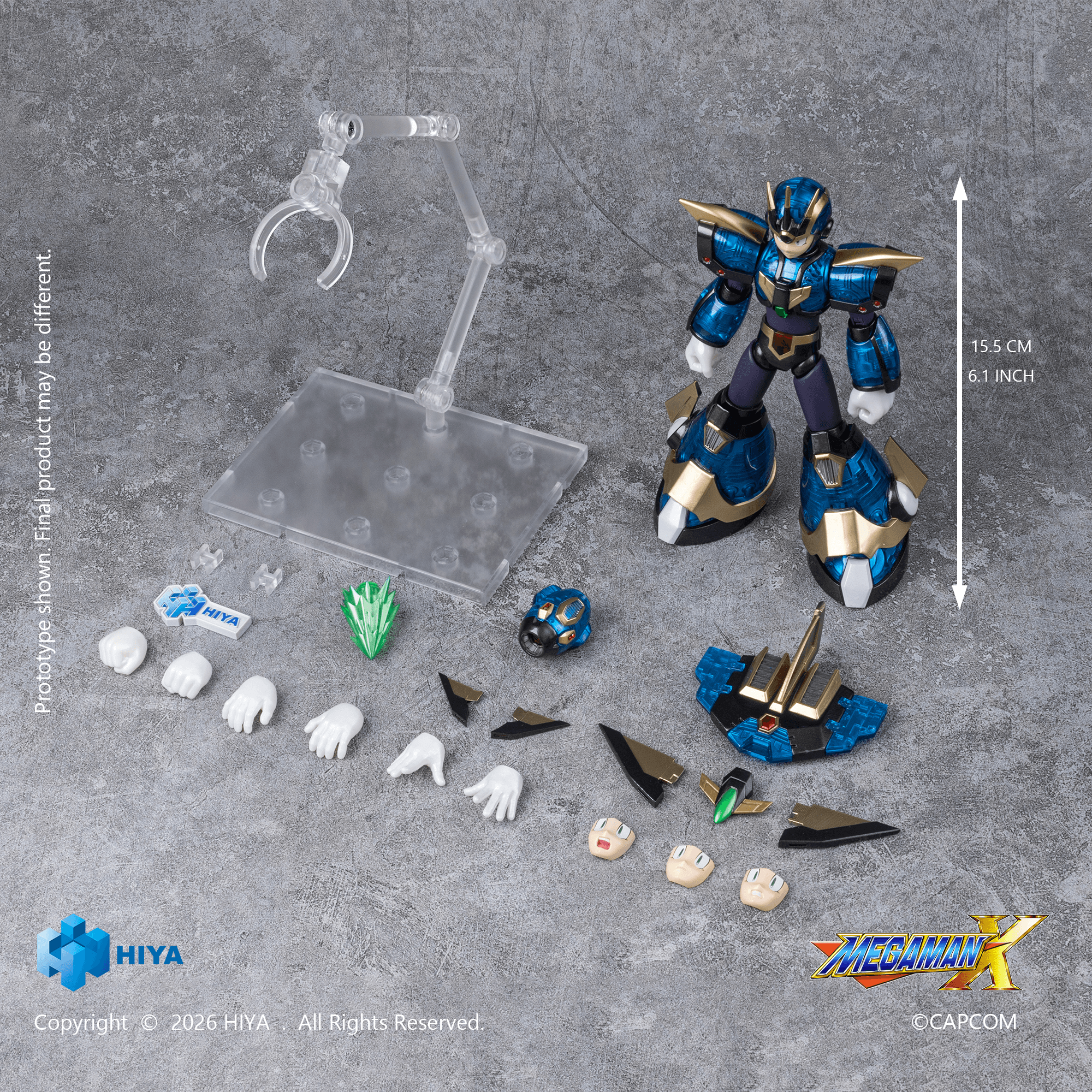 None Scale 6.1 Inch Mega Man X series X Ultimate Armor Version Action Figure