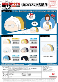 SAKAMOTO DAYS POTE KORO MASCOT BIG3 F | 4571617078837
