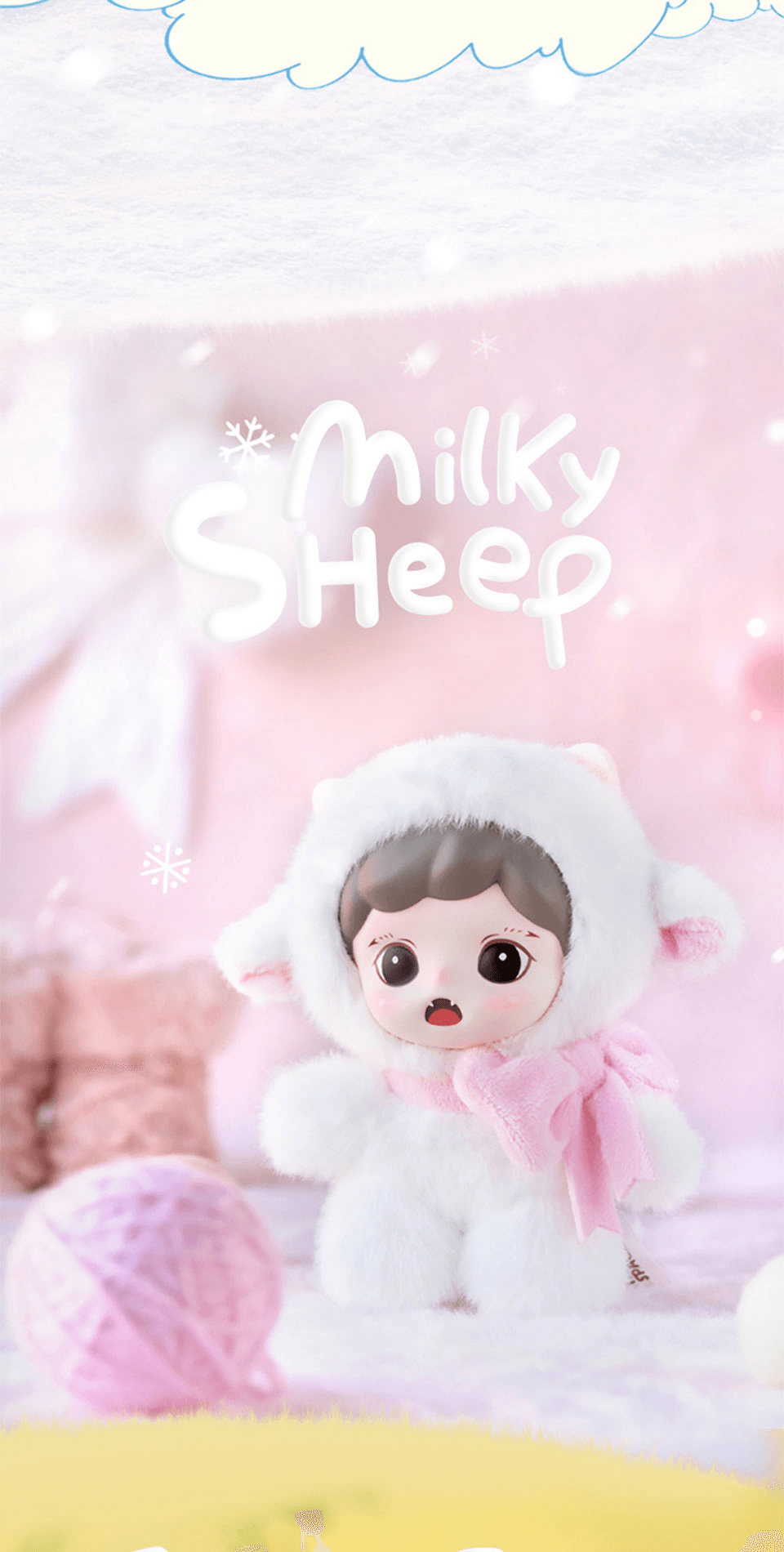 Zoraa Fluffy Cabin Series Viny Plush Doll (Box of 6)