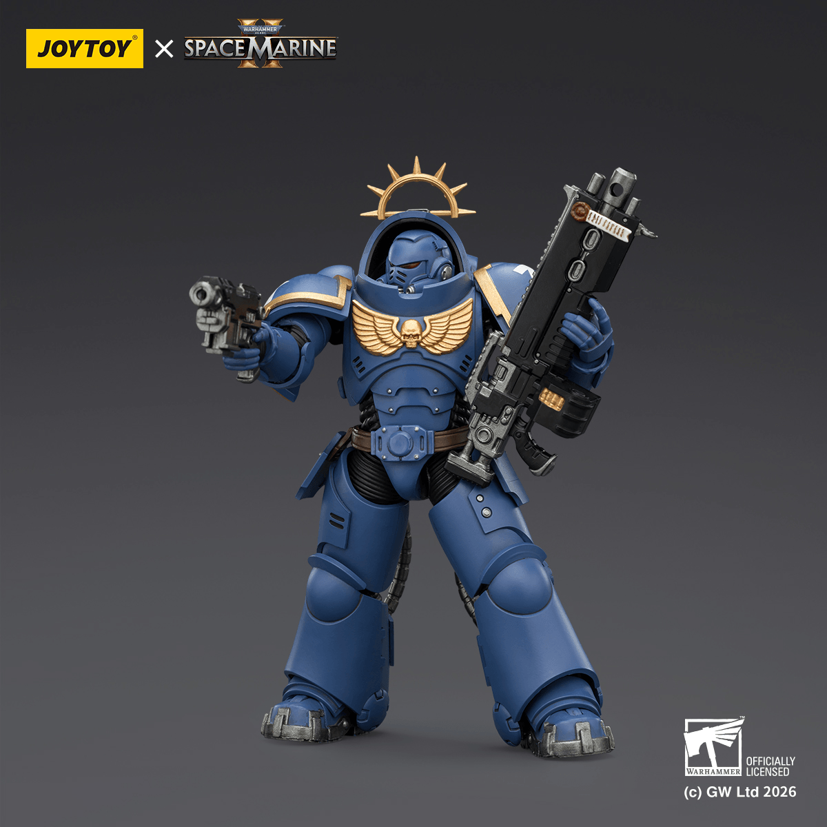 Game Edition Ultramarines Heavy Intercessor with Heavy Bolt Rifle and Bolt Pistol | 6927054403639