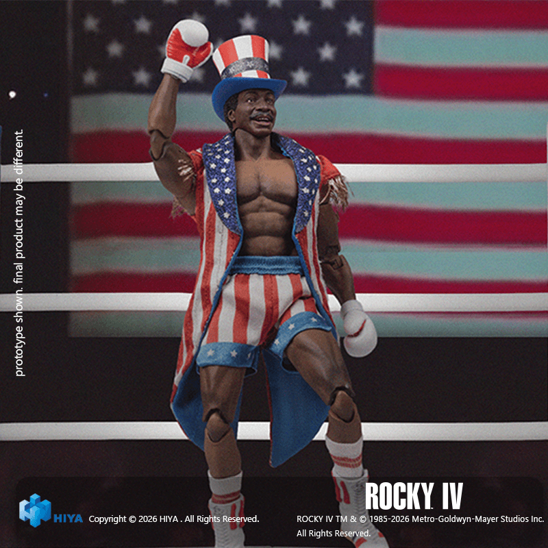 1/12 Scale 6 Inch Rocky IV Apollo Action Figure | 6957534204760