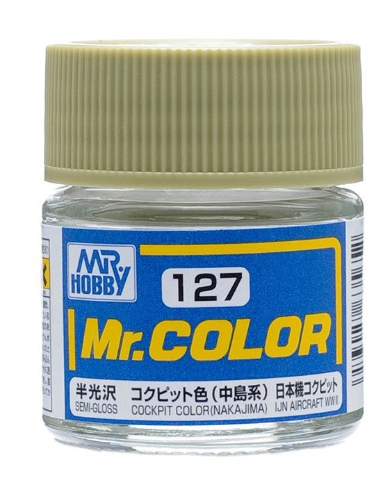 Mr Hobby Mr. Color 127 - Cockpit Color (Nakajima) (Semi-Gloss/Aircraft) | 4973028635652