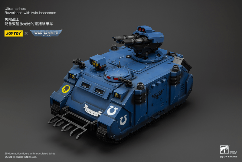 JOYTOY Ultramarines Razorback with twin lascannon