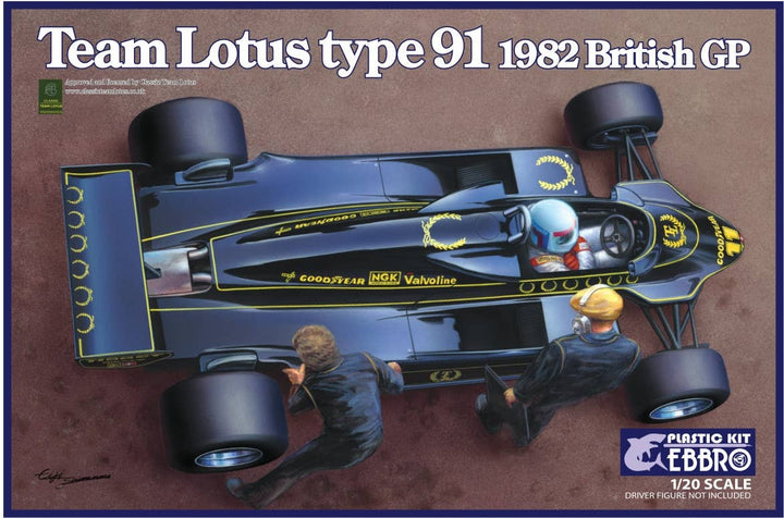 Ebbro 1/20 Team Lotus Type 91 1982 | 4526175200121