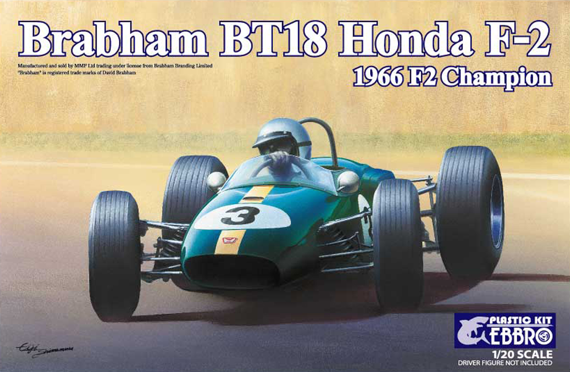 Ebbro 1/20 BRABHAM Honda BT18 F2 1966 Champion | 4526175200220