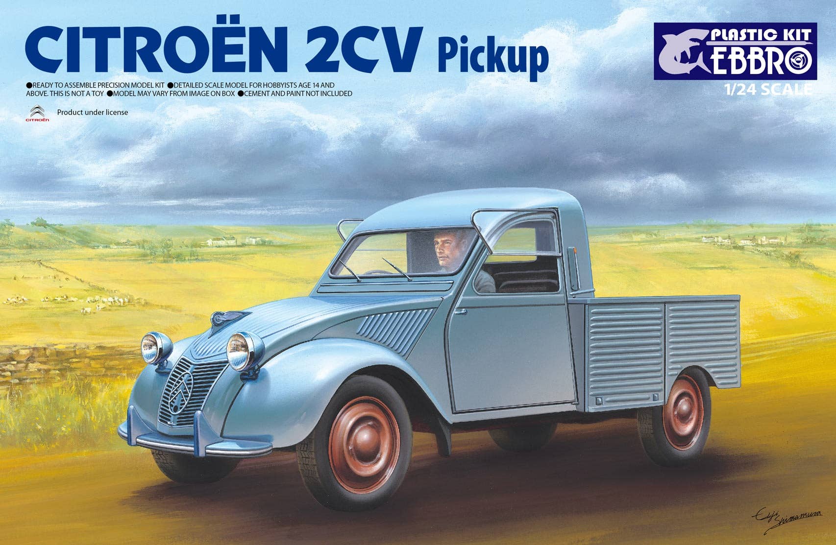 Ebbro 1/24 Citroen 2CV Pick Up | 4526175250041