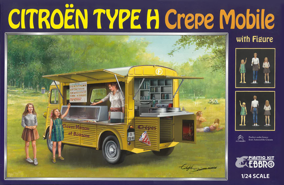 Ebbro 1/24 Citroen H van Crepe mobile with figure | 4526175250133