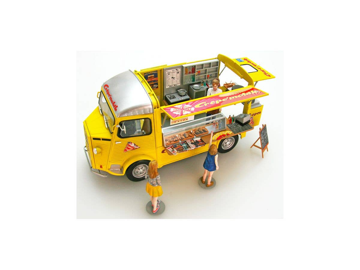 Ebbro 1/24 Citroen H van Crepe mobile with figure | 4526175250133