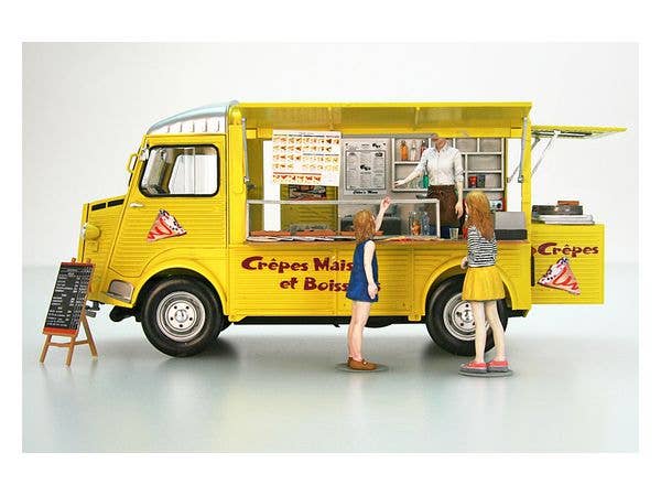 Ebbro 1/24 Citroen H van Crepe mobile with figure | 4526175250133
