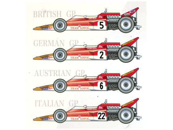 Ebbro 1/20 Team Lotus 72C 1970 | 4526175200015