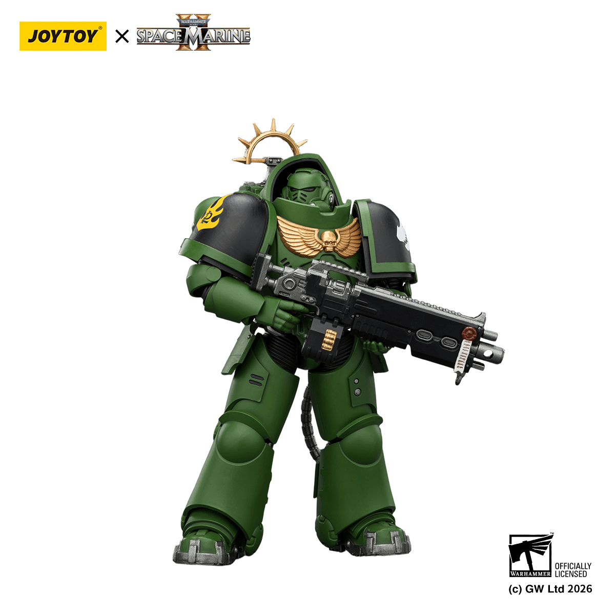 Game Edition Salamanders Heavy Intercessor with Heavy Bolt Rifle and Bolt Pistol | 6927054403677