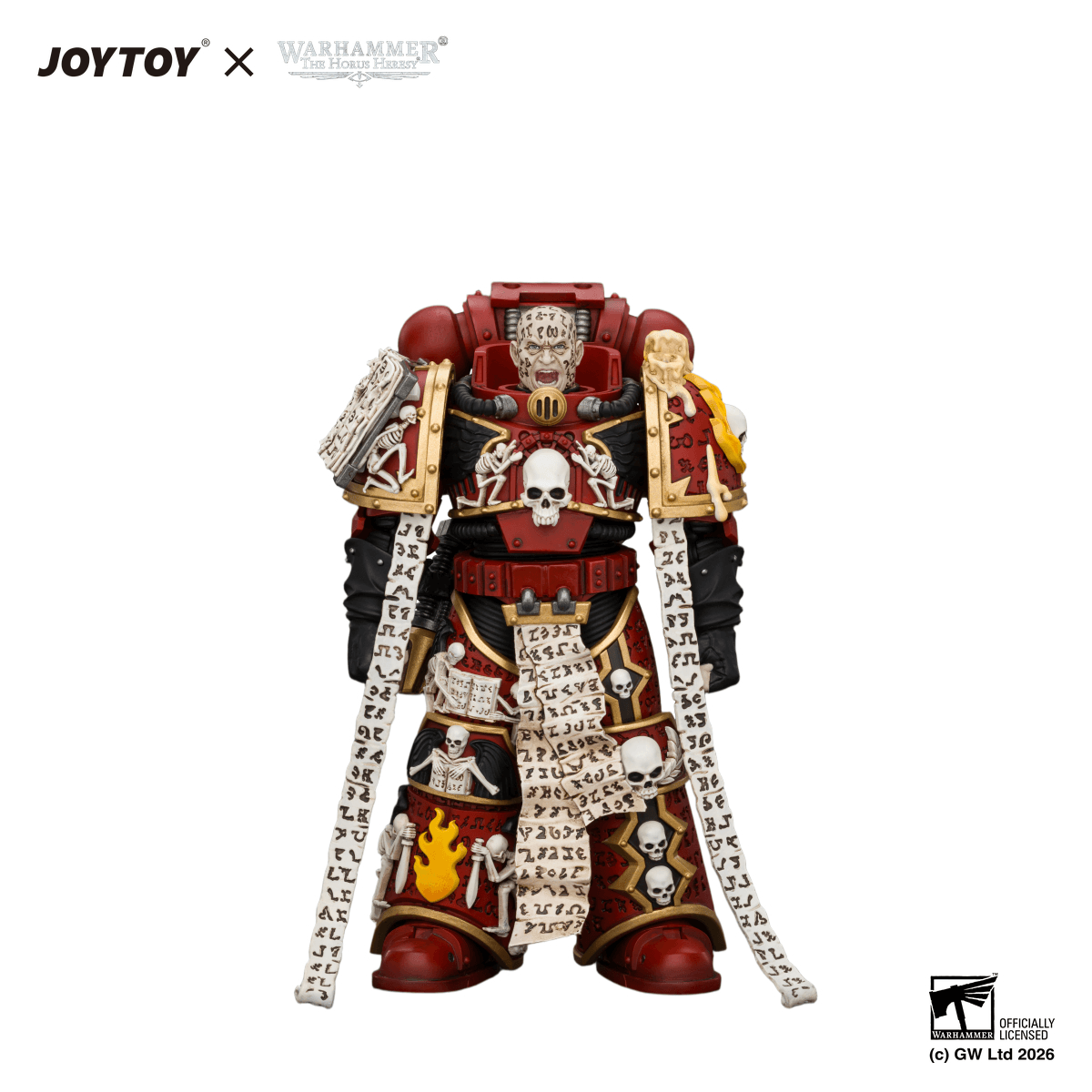 Word Bearers Erebus, the Dark Apostle with Crux Malifica and Plasma Pistol