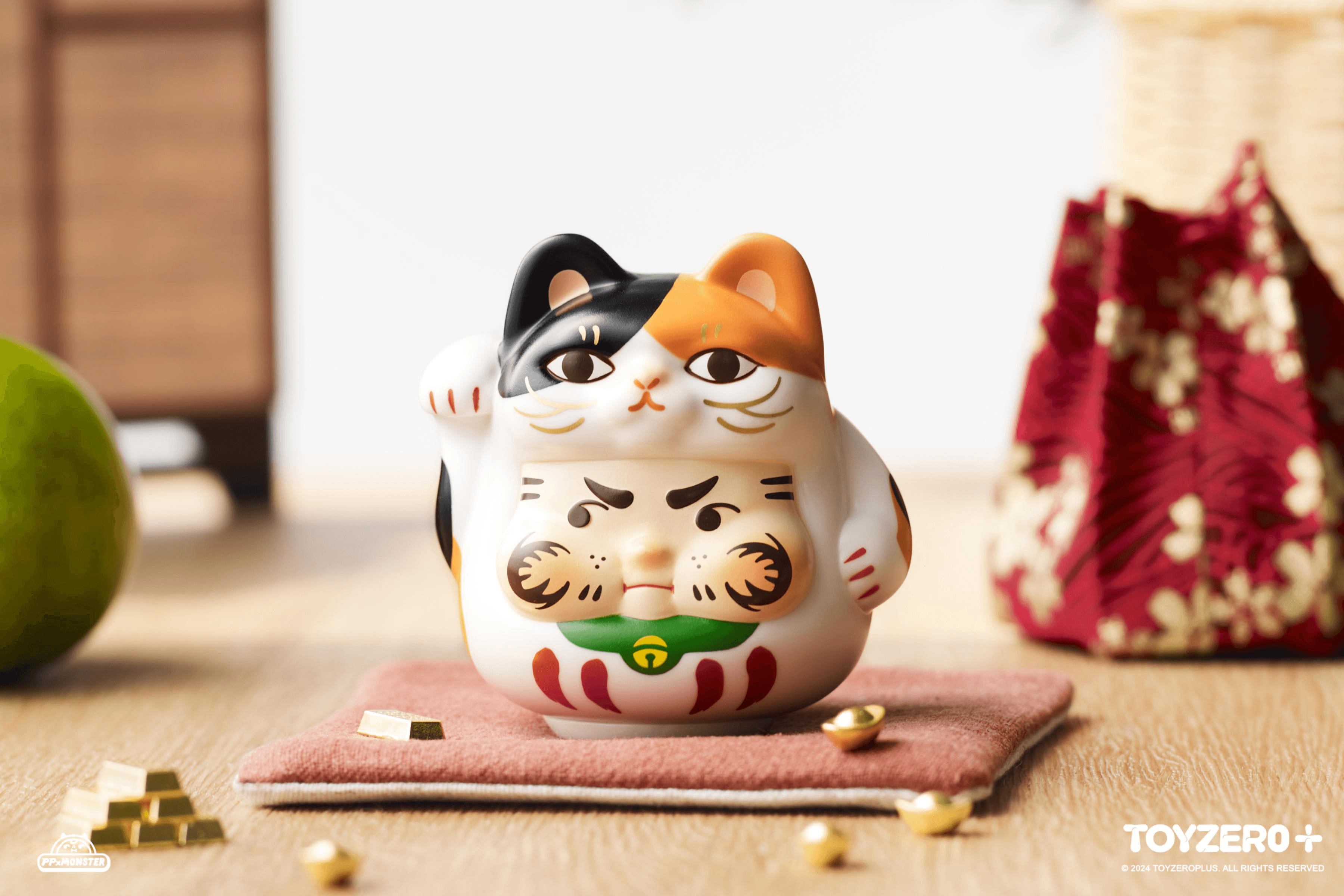 PP X MONSTER Lucky Kitten Daruma Blind Box (Box of 6)