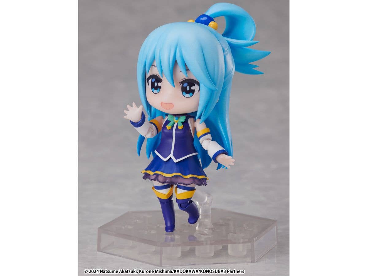 elcoco DFORM＋ KONOSUBA -God's Blessing on This Wonderful World 3 Aqua Full Action Deforme Figure | 4582705280544