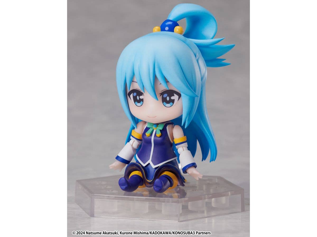 elcoco DFORM＋ KONOSUBA -God's Blessing on This Wonderful World 3 Aqua Full Action Deforme Figure | 4582705280544