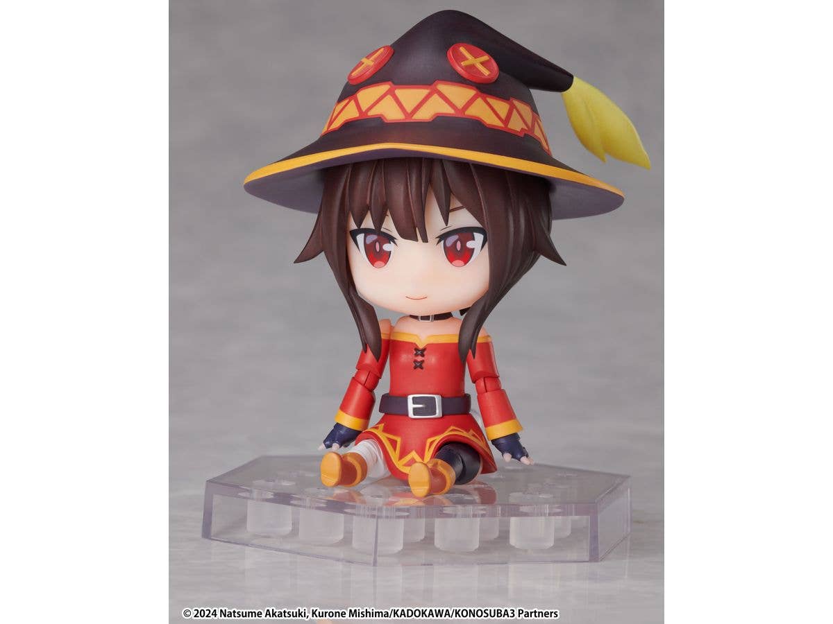 elcoco DFORM＋ KONOSUBA -God's Blessing on This Wonderful World 3 Megumin Full Action Deforme Figure | 4582705280551