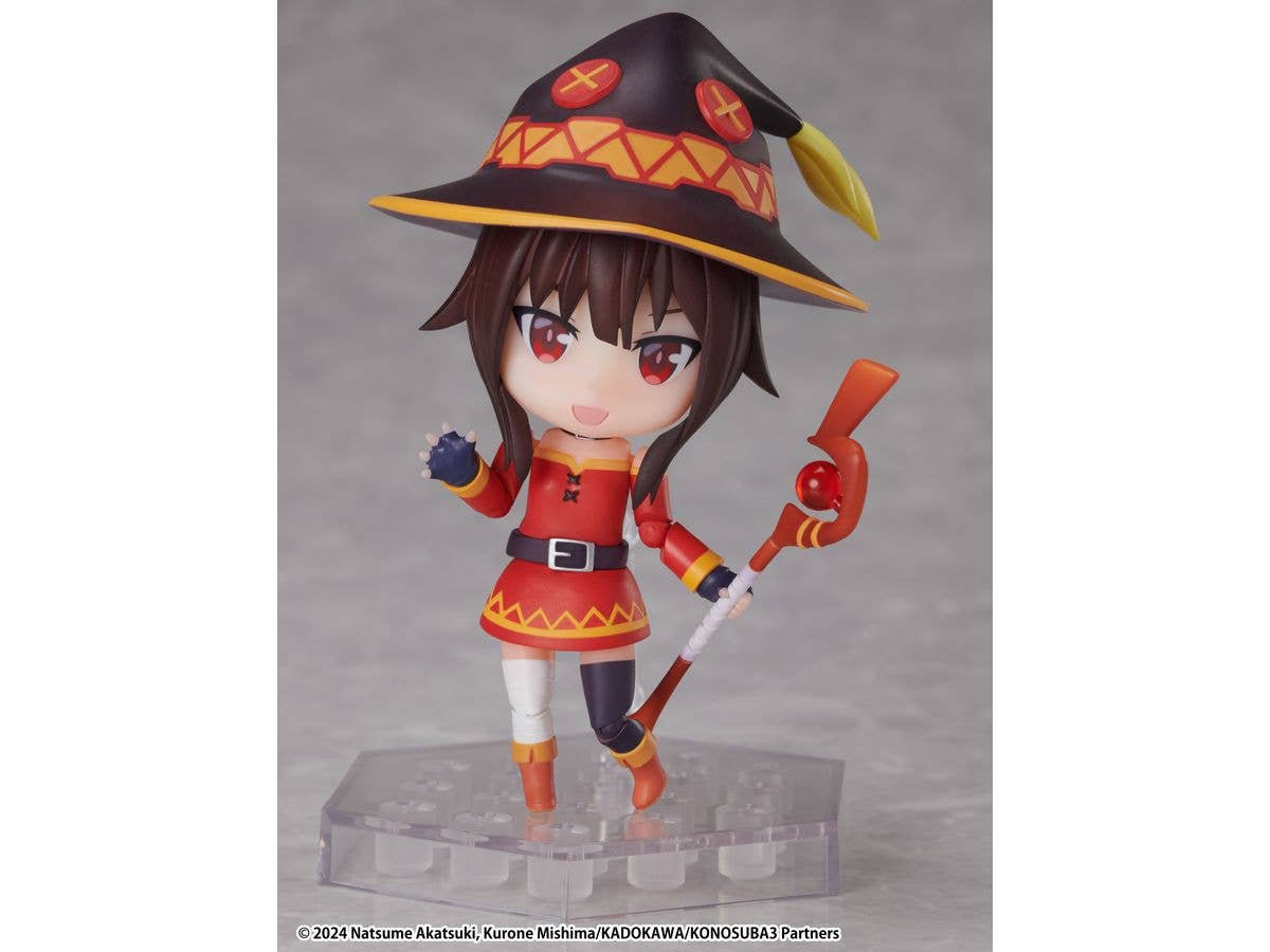elcoco DFORM＋ KONOSUBA -God's Blessing on This Wonderful World 3 Megumin Full Action Deforme Figure | 4582705280551