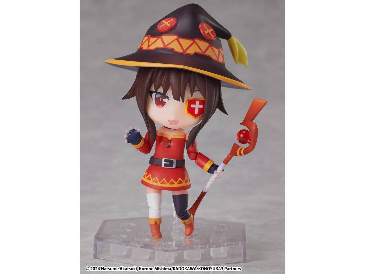 elcoco DFORM＋ KONOSUBA -God's Blessing on This Wonderful World 3 Megumin Full Action Deforme Figure | 4582705280551