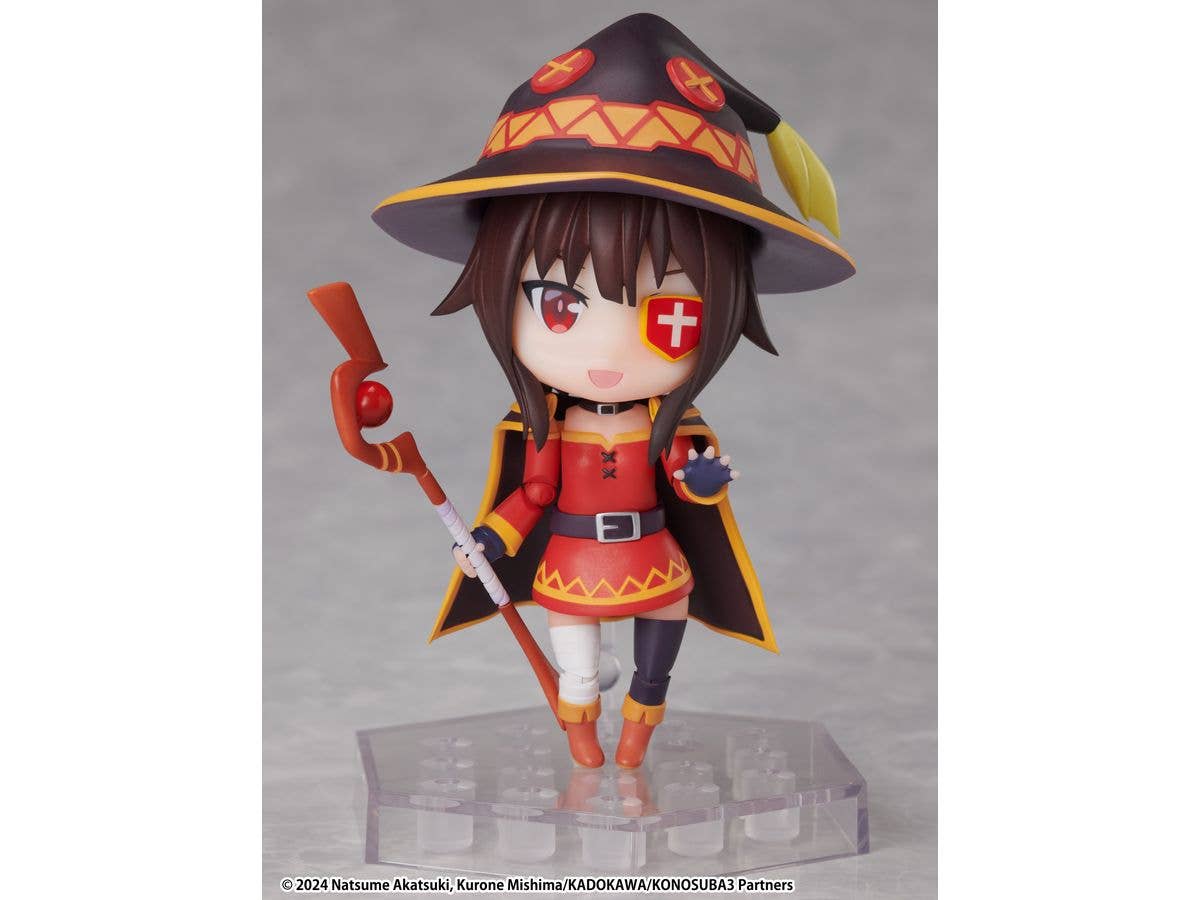 elcoco DFORM＋ KONOSUBA -God's Blessing on This Wonderful World 3 Megumin Full Action Deforme Figure | 4582705280551