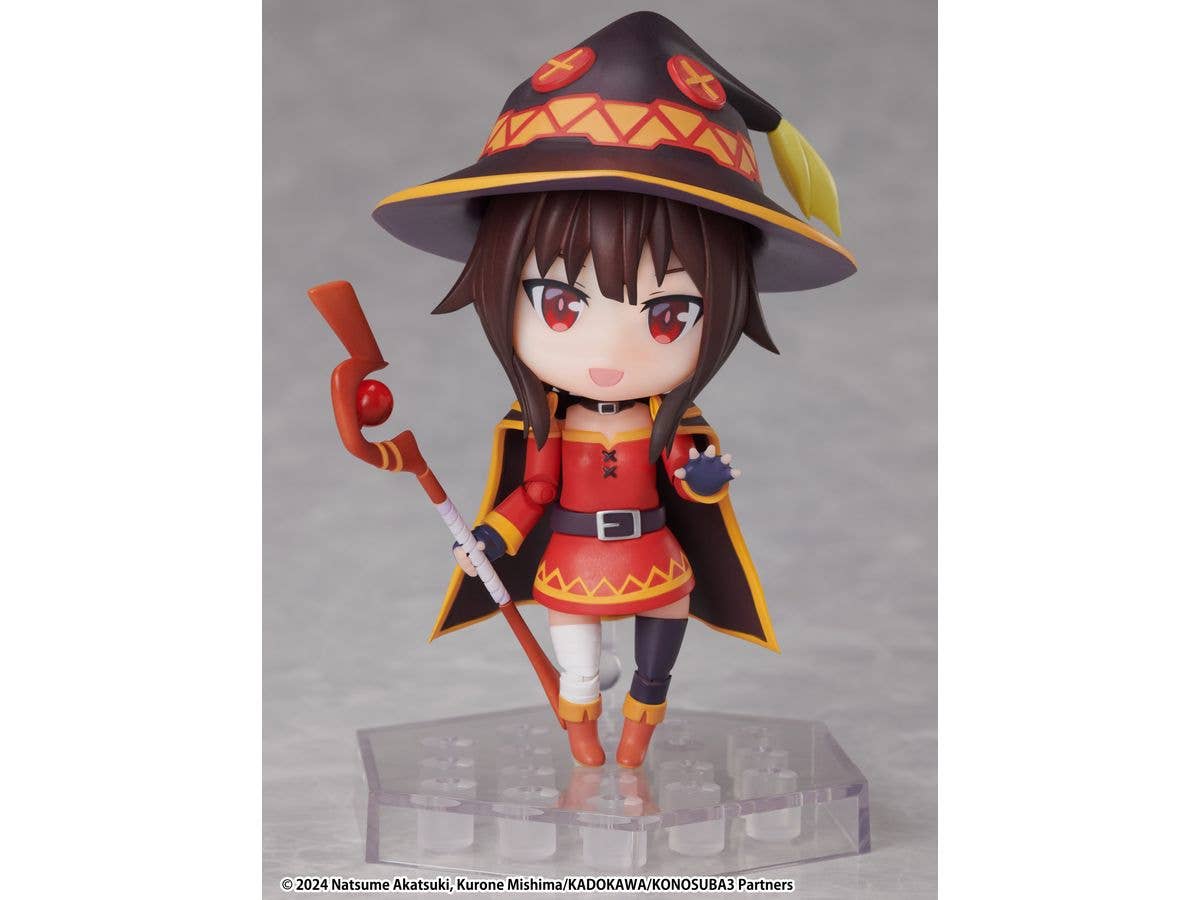 elcoco DFORM＋ KONOSUBA -God's Blessing on This Wonderful World 3 Megumin Full Action Deforme Figure | 4582705280551