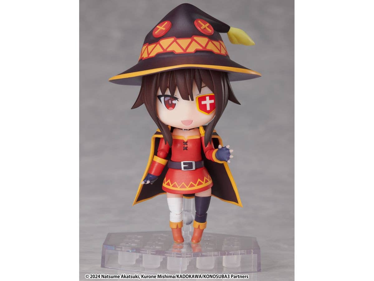 elcoco DFORM＋ KONOSUBA -God's Blessing on This Wonderful World 3 Megumin Full Action Deforme Figure | 4582705280551